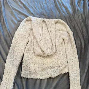 Free People Cozy Cream Sherpa Hoodie thumbnail 2