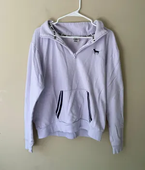 PINK - Victoria's Secret Quarter Zip Pullover thumbnail 1