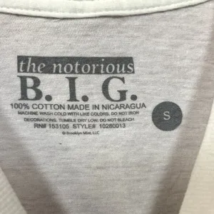 The Notorious BIG Bad Boy Club Poster Hip Hop Tee S thumbnail 4