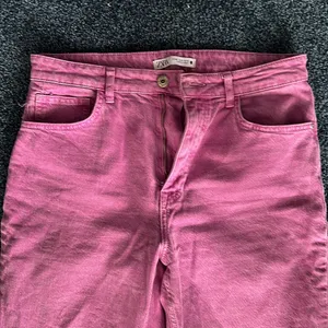 ZARA Women Pink/Raspberry Denim Jeans thumbnail 5