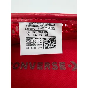 Converse Chuck Taylor All Star Dainty Mary Jane Knit Loafer Retro Ruby Red 8 thumbnail 2