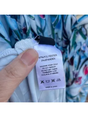 ADOR Light Blue Floral Maxi Dress M NEW thumbnail 13