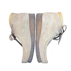 Clarks Originals Wallabee Boots Womens 5 Beige Suede Leather Crepe Ankle Chukka thumbnail 5