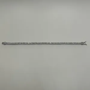 Kay Jewelers Moissanite Tennis Bracelet Gold 3mm 7 Inch Brand New VVS1 Crazy Shine No Pass thumbnail 2