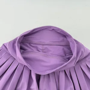 Gold Hinge Pleated Tennis Skirt Skort Purple Women XS Pickleball Preppy Sporty thumbnail 2