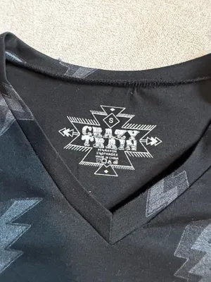 Crazy train western shirt  thumbnail 2