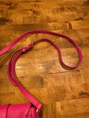 Fossil Taryn pink leather crossbody bag thumbnail 9