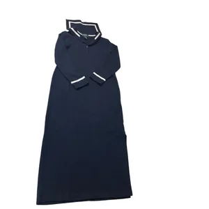 Lauren Ralph Lauren womans Navy Blue White Nautical Maxi Dress size P/S SKU 8461 thumbnail 9