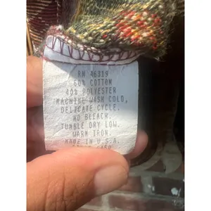 Vintage 90s Gotcha Covered Southwestern Tapestry Vest Aztec Boho Waistcoat Small thumbnail 7