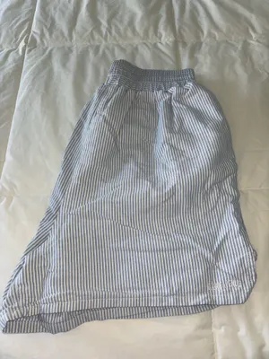Djerf Avenue Shorts Breezy Blue Stripe thumbnail 3