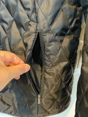 Lands’ End Women’s Black Quilted Zip Lightweight Primaloft Jacket Size S 6-8 thumbnail 5