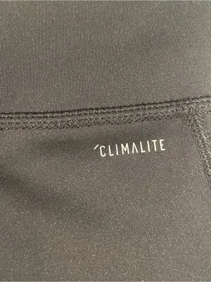 Adidas Climalite Capri Legging 3 Stripe Black Pocket Athletic Womens M Running thumbnail 12