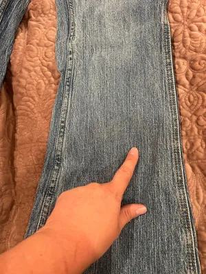Light Wash Women's Jeans - Classic cargo Straight Leg thumbnail 6