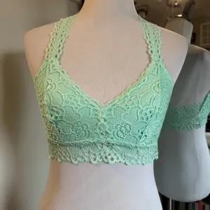 Aerie Medium Mint Green Bralette thumbnail 1