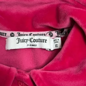 Juicy Couture Crop Velour Polo in Pink Women's Size XS thumbnail 6