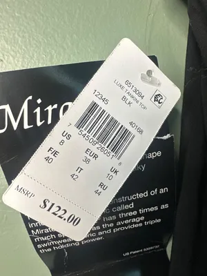 Miraclesuit Women’s Size 8 Black Luxe Tankini Top NWT Slimming Swimwear resort thumbnail 4