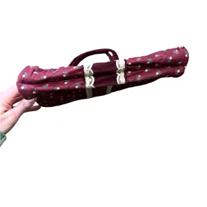 🌸✨ Vintage‎ Quilted Floral Kleenex Tissue Holder Travel Organizer ✨🌸 thumbnail 5