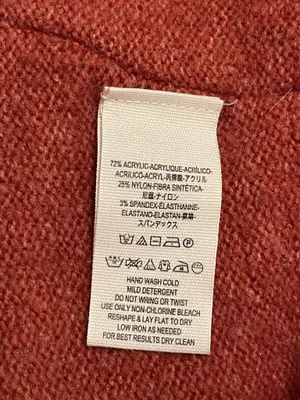 Free People Sweater Oversized Knit V-Neck. Size L thumbnail 11