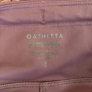 Athleta Run With It 14" Skort Featherweight Running Tennis Multi Color Small S thumbnail 5