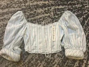 For Love & Lemons Leslie Crop Top Size XS thumbnail 4