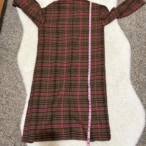Wild fable XS Plaid Long length Coat with Pink Accents thumbnail 5