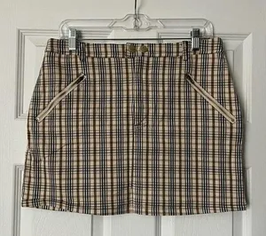 Forever 21 Zip Pocket Plaid Skirt - Size 30 thumbnail 1