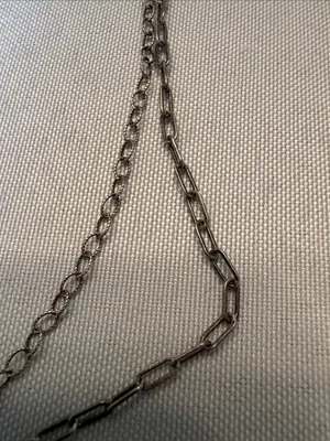 Silpada silver 925 chain necklace with white pearl drop thumbnail 5