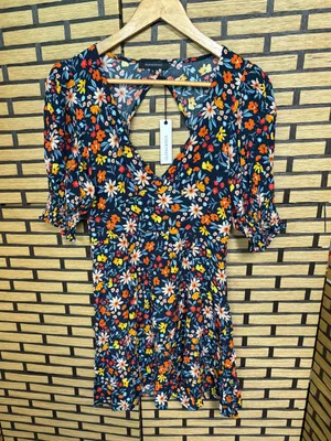Olivaceous Floral Dress Size Medium thumbnail 1