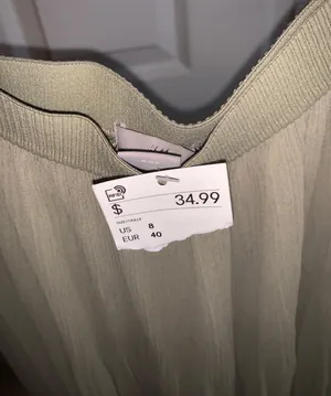 H&M Green Midi Skirt thumbnail 4