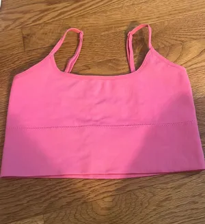 Garage Pink Tank Top Cropped  thumbnail 1