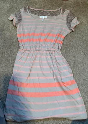 Tan peach orange kirra dress thumbnail 1