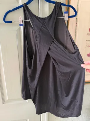 lululemon athletica Black Scoop Neck Performance Tank thumbnail 3