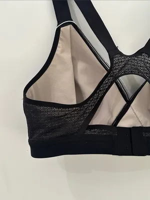 Lululemon Awake To Lace Bra 34D Black Barely Beige Wireless Sports Bra W2AQVS thumbnail 8