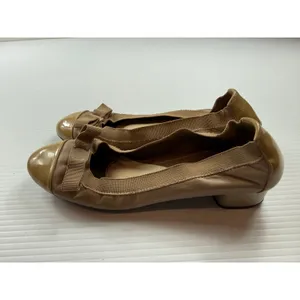 Salvatore Ferragamo Beige Leather Vara Bow Block Heel Pumps Made‎ in Italy sze 6 thumbnail 3