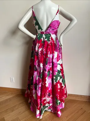B. Smart Floral Prom Dress - Spaghetti Straps quinceañera with crinoline thumbnail 6