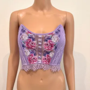Victoria’s Secret Medium Dream Angels embroidered corset top BC 3187 thumbnail 11
