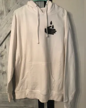 The Comfy White Hoodie Super Cute & Comfy thumbnail 2
