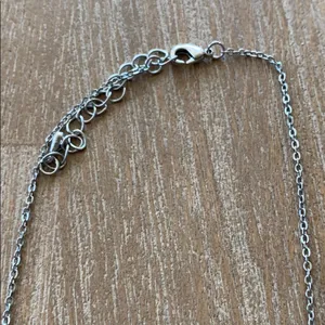 Silver bar necklace thumbnail 3