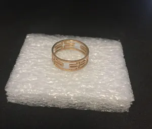Handmade Golden cross stainless steel ring - Size 8.5 thumbnail 2