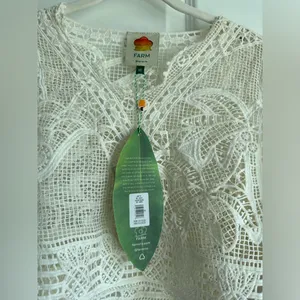Farm‎ Rio Guipire Lace Blouse Off White Size XS NWT thumbnail 10