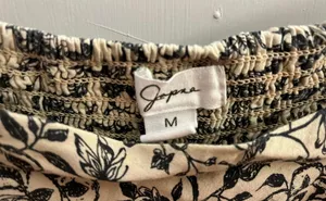 Floral Maxi Skirt Tan Size M thumbnail 3