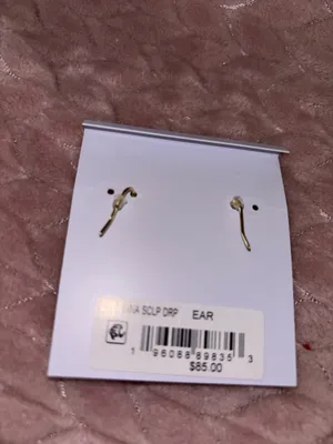 Kendra Scott gold dangle earrings NWT thumbnail 3