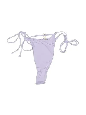 Riot Swim - Ila Thong Bottom - Wisteria Purple - Size L - New With Tags thumbnail 4