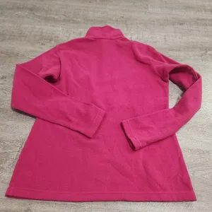 Patagonia Pink Fuzzy Sherpa Half Zip Pullover Sweater Size Medium thumbnail 2
