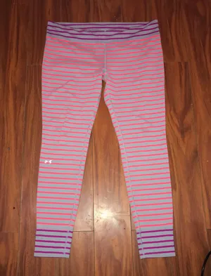 Under Armour Stripped Leggings thumbnail 1