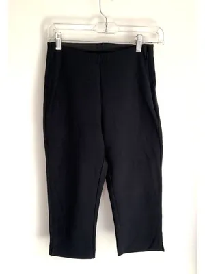 Everlane The Dream Capri in Black XXSmall New Womens Cropped Pants thumbnail 5