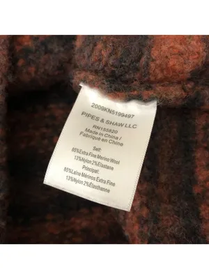Veronica Beard Lumina Crew Neck Pullover Sweater Merino Wool Blend Orange L thumbnail 4