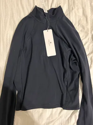 CRZ Yoga Half Zip Crop thumbnail 1