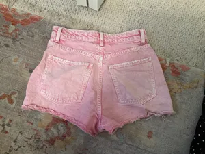 Pink Jean Shorts Size XS thumbnail 2