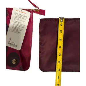 Lululemon In The Present Pouch Deep Ruby Bordeaux Drama Polka‎ Dot W9M61S NWT thumbnail 12